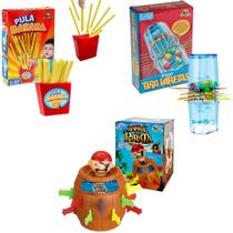 Kit Jogos Pula Batata + Pula Pirata Médio + Tira Varetas Kit Jogos Pula Batata + Pula Pirata Médio + Tira Varetas