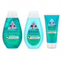 KIT JOHNSON'S BABY Blackinho Poderoso - Shampoo + Condicionador + Creme de Pentear KIT JOHNSON'S BABY Blackinho Poderoso - Shampoo + Condicionador + Creme de Pentear