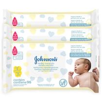 Kit Johnson's Baby Toalhinhas Recém-Nascido 288 unidades