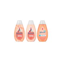 Kit Johnsons Cacheados Sh + Cond + Sab Liq Glicerina 200Ml