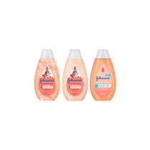 Kit Johnsons Cacheados Sh + Cond + Sab Liq Glicerina 200ml