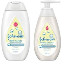 Kit Johnsons Rescen Nascido Sabonete e Loção Hidratante