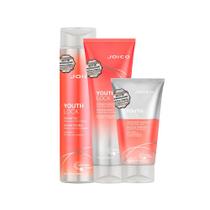Kit Joico Youth Lock - Shampoo 300ml e Condicionador 250ml e Máscara 150ml