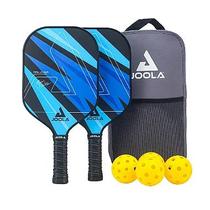 Kit Joola Ben Johns Blue Lightning Pickleball (2 Raquetes, 4 bolas e 1 Bolsa) Kit Joola Ben Johns Blue Lightning Pickleball (2 Raquetes, 4 bolas e 1 Bolsa)