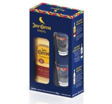 Kit José Cuervo Gold c/ 2 copos 750 ml