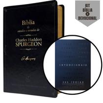Kit Jovem Cristão: 1 Bíblia NVT Pão Diário Spurgeon + 1 Livro Devocional Intencionais - De Jovens Para Jovens