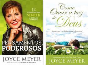 Kit Joyce Meyer: Pensamentos Poderosos + Como Ouvir a Voz de Deus