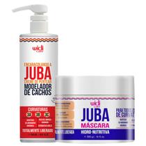 Kit Juba Encaracolando A Juba + Mascara Hidro Nutritiva Widi Care Tratamento Capilar 500g