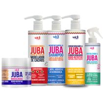 Kit Juba Máscara Shampoo Condicionador Bruma Encaracolando Widi Care