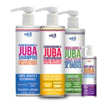 Kit Juba Ondulando, Shampoo, Condicionador Geleia Widi Care