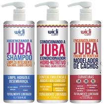 Kit Juba Shampoo Condicionador E Encaracolando A Juba Cabelo Vegano Widi Care 1L Kit Juba Shampoo Condicionador E Encaracolando A Juba Cabelo Vegano Widi Care 1L