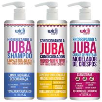 Kit Juba Shampoo Condicionador E Encrespando A Juba Cabelo Vegano Widi Care 1L