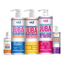 Kit Juba Shampoo, Condicionador, Encrespando, Geleia e Blend