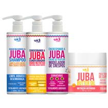 Kit Juba Shampoo Condicionador Mascara Butter Oil E Encrespando A Juba Widi Care 500ml