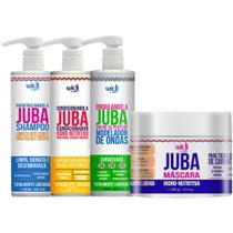Kit Juba Shampoo Condicionador Mascara E Ondulando A Juba Widi Care 500ml