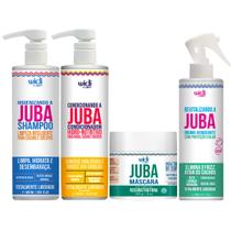 Kit Juba Shampoo Condicionador Mascara Reconstrução E Revitalizando A Juba Widi Care 500ml