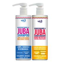 Kit Juba Shampoo e Condicionador 500ml Higienizando E Condicionando Widi Care