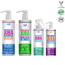 Kit Juba - Shampoo + Ondulando + Bruma + Geleia - Widi Care
