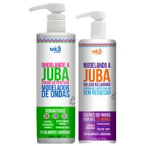 Kit Juba Widi Care Creme De Pentear Ondulando + Geleia Seladora Modelando A Juba