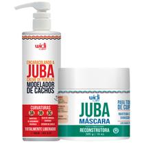 Kit Juba Widi Care Creme Pentear Encaracolando E Mascara Reconstrução Intensa Capilar