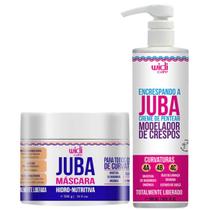 Kit Juba Widi Care Creme Pentear Encrespando E Mascara Hidro Nutrição Intensa Capilar