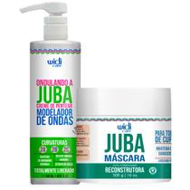 Kit Juba Widi Care Creme Pentear Ondulando E Mascara Reconstrução Intensa Capilar