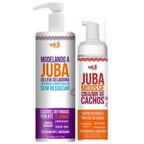Kit Juba Widi Care Definição Geleia Modelando e Mousse Criador De Cachos Vegano Kit Juba Widi Care Definição Geleia Modelando e Mousse Criador De Cachos Vegano
