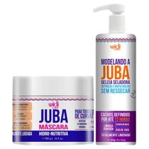 Kit Juba Widi Care Mascara Hidro Nutrição Intensa + Geleia Seladora Modelando A Juba
