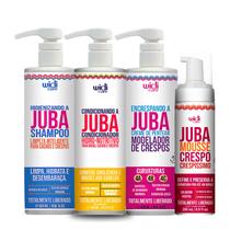 Kit Juba Widi Care Shampoo, Condicionador, Encrespando e Mousse Crespíssimo