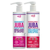 Kit Juba Widi Care Vegano Cabelo Crespo Creme De Pentear Encrespando + Potencializando