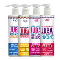Kit Juba Widi Care Vegano Cabelo Crespo Shampoo + Condicionador + Potencializando + Encrespando