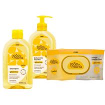 Kit jumbo João e Maria Sabonete e Shampoo 400ml + lenços Kit jumbo João e Maria Sabonete e Shampoo 400ml + lenços