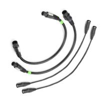 Kit Jumper Cabos PowerCON e EtherCON 60cm LA-KIT-J - QSC