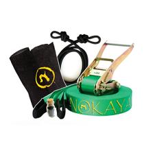 Kit Jungleline Completo 10m Profissional - Nokaya Slackline Kit Jungleline Completo 10m Profissional - Nokaya Slackline