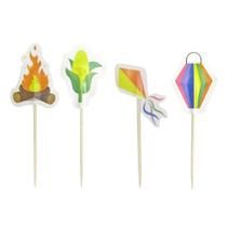 Kit Junino 4x9cm CV245253 PlayFun - Item Sortido