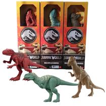 Kit Jurassic World Com 3 Dinossauros Articulados 30cm Matel Kit Jurassic World Com 3 Dinossauros Articulados 30cm Matel