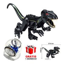 Kit jurassic world dinossauro raptor + girosfera + boneco bloco de montar Kit jurassic world dinossauro raptor + girosfera + boneco bloco de montar