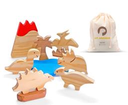 Kit Jurássico De Madeira, Da Pachu - Código P-52