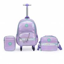 Kit Juvenil Lancheira Notebook Espaçoso Estojo Juvenil Estilosa Kit Juvenil Lancheira Notebook Espaçoso Estojo Juvenil Estilosa