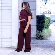 kit juvenil menina calça e blusa