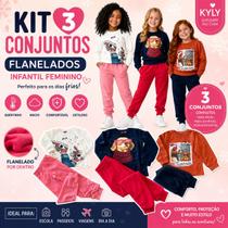 Kit Juvenil Menina Infantil Caimento Leve Macio Delicado Promoção COR:VARIADATAMANHO:14