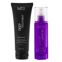 Kit K.Pro Caviar - Leave-In 200ml + Deep Reconstrutor 230ml