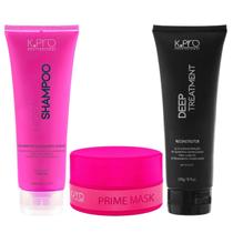 Kit K.Pro Hidra - Shampoo 240ml + Máscara Prime 200g + Reconstrutor 230g Kit K.Pro Hidra - Shampoo 240ml + Máscara Prime 200g + Reconstrutor 230g