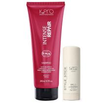 Kit K.Pro Intense Repair - Shampoo 240ml + Style Stick 30g Kit K.Pro Intense Repair - Shampoo 240ml + Style Stick 30g