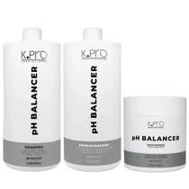 Kit K.Pro pH Balancer - Shampoo 1 Litro + Condicionador 1 Litro + Máscara 500g Kit K.Pro pH Balancer - Shampoo 1 Litro + Condicionador 1 Litro + Máscara 500g