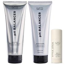 Kit K.Pro pH Balancer - Shampoo 240ml & Acidificante 230g + Style Stick 30g