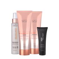 Kit K.Pro Professional Regenér Shampoo Condicionador Leave-in e Tratamento Reconstrutor (4 produtos) Kit K.Pro Professional Regenér Shampoo Condicionador Leave-in e Tratamento Reconstrutor (4 produtos)