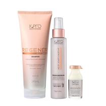 Kit K.Pro Profissional Regenér Shampoo + Balm + Ampola Kit K.Pro Profissional Regenér Shampoo + Balm + Ampola