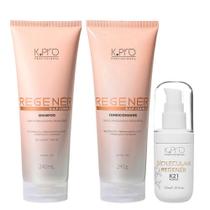 Kit K.Pro Regenér - Shampoo 240 + Condicionador 240ml + K21 30ml