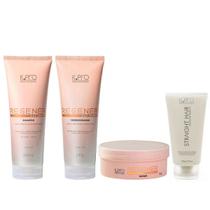 Kit K.Pro Regenér - Shampoo 240ml & Condicionador 240g & Máscara 165g + Straight Hair 150ml Kit K.Pro Regenér - Shampoo 240ml & Condicionador 240g & Máscara 165g + Straight Hair 150ml